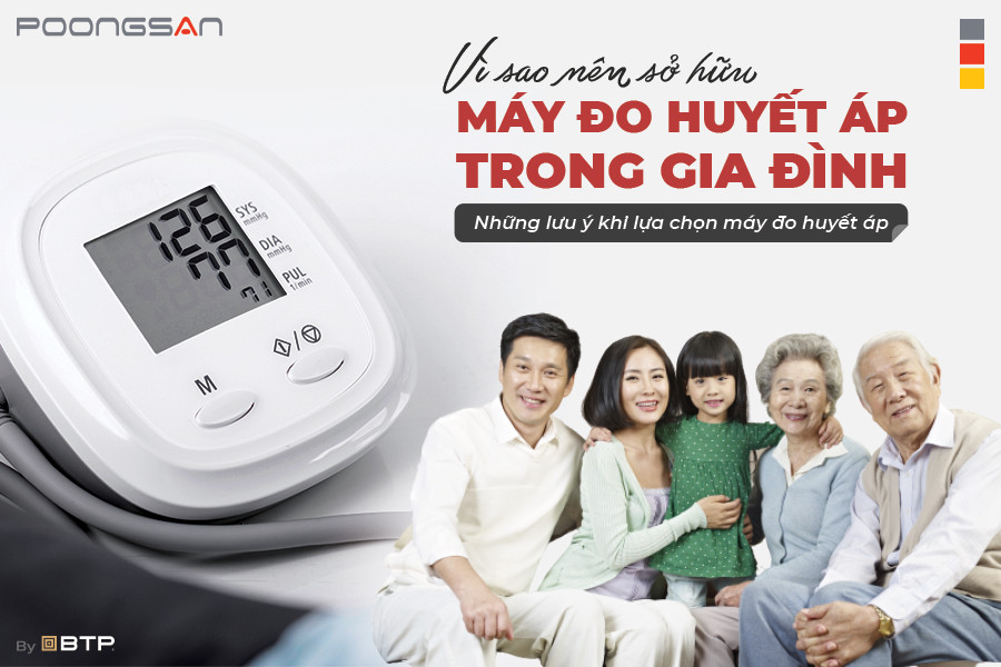 Vì sao nên sở hữu máy đo huyết áp trong gia đình